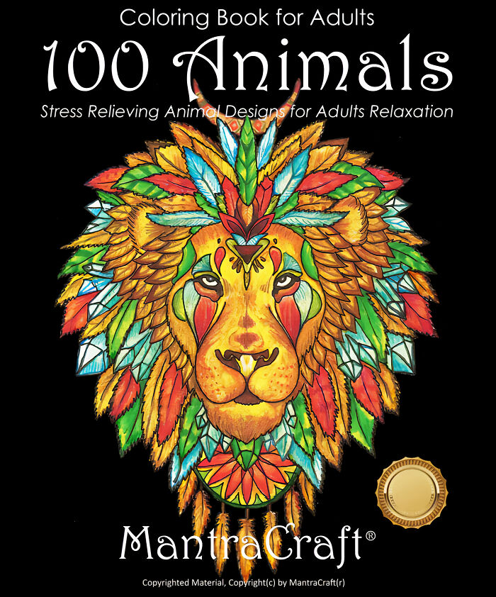 Timeless Creations Coloring Book: An Adult Coloring Book Featuring  Beautiful Forest Animals, Birds, Plants and Wildlife For Stress Relief and