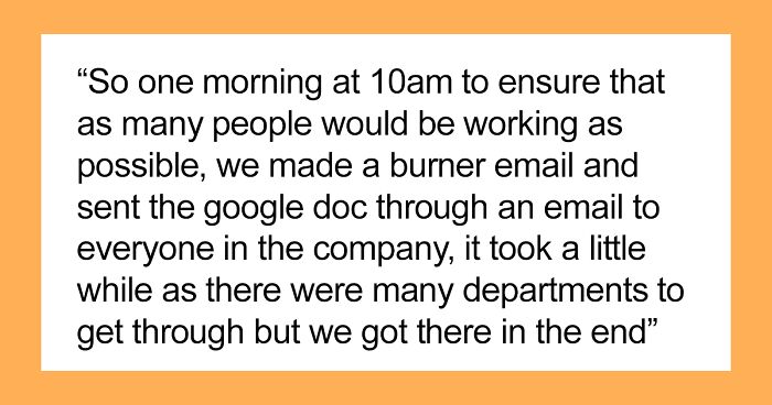 Employees Collect Evidence And Create A Plan To Get Rid Of Their Toxic Boss And Succeed