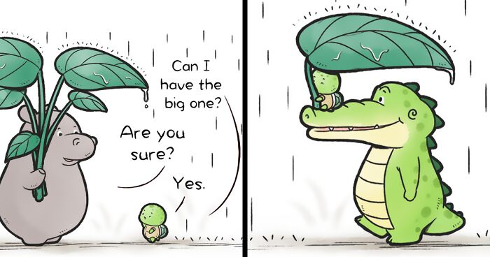 I Make Wholesome Comics About An Alligator And His Friends (25 New Pics)