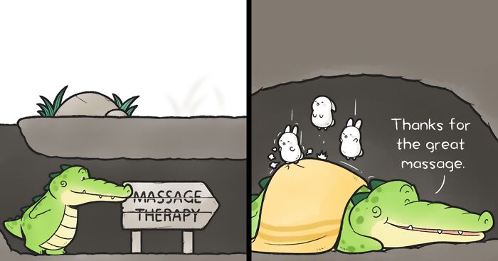 I Create Heartwarming Comics About An Alligator Called 