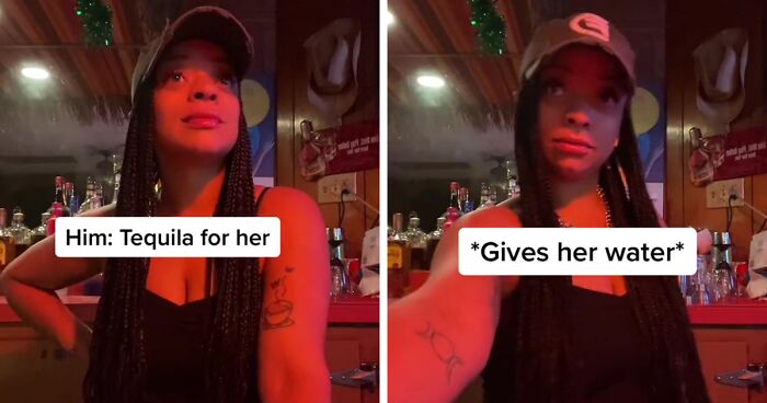 Bartender Gets Appreciated Online For Swapping Tequila With Water When She Suspects Danger Around Women