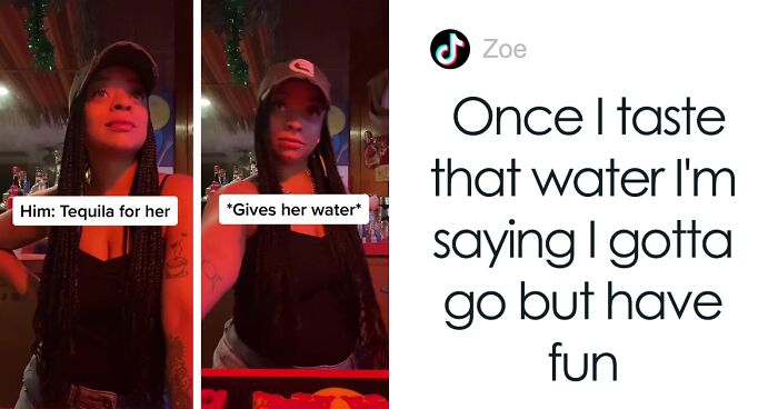 Bartender Shows The Way She Prevents Men From Taking Advantage Of Drunk Women By Handing Them Clear Water Instead Of Ordered Tequila