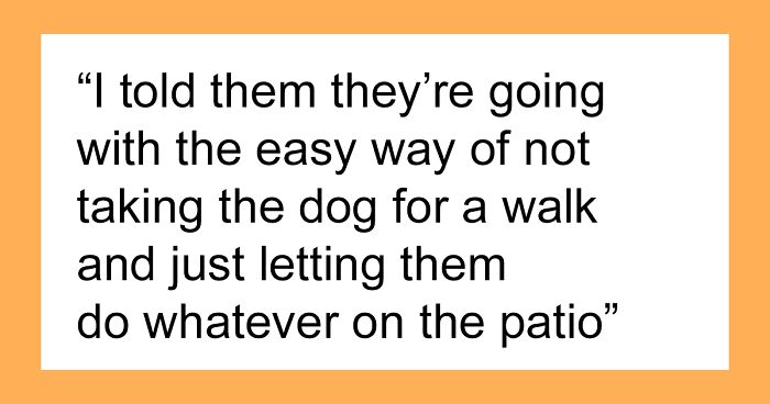 Woman Asks If She Was Wrong For Calling The Cops On Her Neighbors For Not Taking Their Dog Out Enough