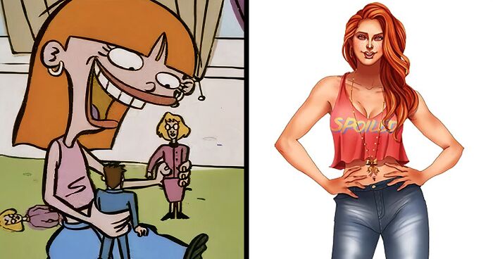 Artist Reimagines Cartoon Characters As Modern-Day Adults, And Here Are The Best 66 Works