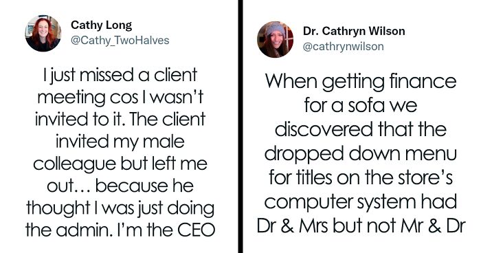 Women Reveal How They’ve Encountered Casual Sexism In The Workplace In This Important Yet Saddening Twitter Thread