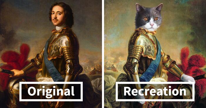 Artist Turns Pictures Of Cats Into Classical Paintings (56 Pics)