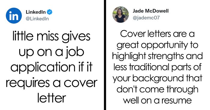 LinkedIn Mocks ‘Little Miss’ For Avoiding Job Listings With A Cover Letter Requirement, Twitter Users Join The Discussion