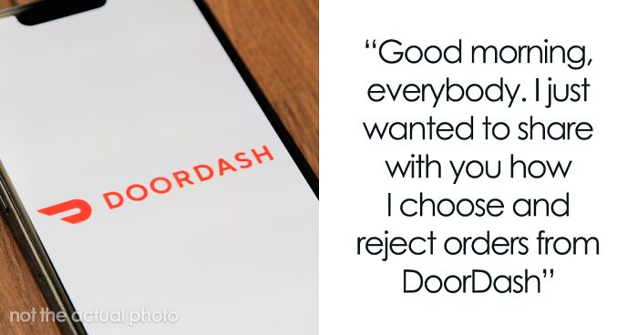 Debate Ensues After DoorDash Driver Shares How He Never Takes Small Orders