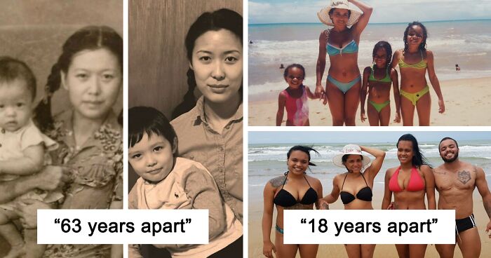 50 People Who Took Their Family Photo Recreations To The Next Level (New Pics)