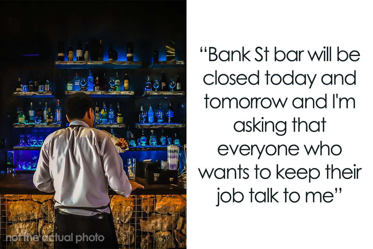 New Bar Manager Fires Literally Everyone, Expects Them To Re-Interview ...