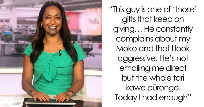 New Zealand Newscaster Claps Back At Man Constantly Complaining To Her News Station About Her Māori Face Tattoo