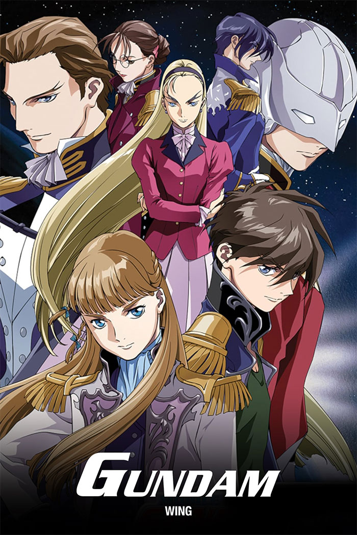 Poster for Mobile Suit Gundam Wing anime