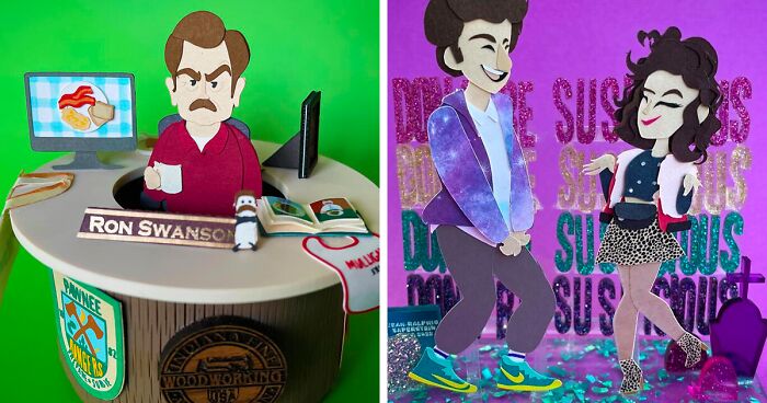 I Used Paper Art To Create The Characters Of Popular TV Shows (31 Pics)