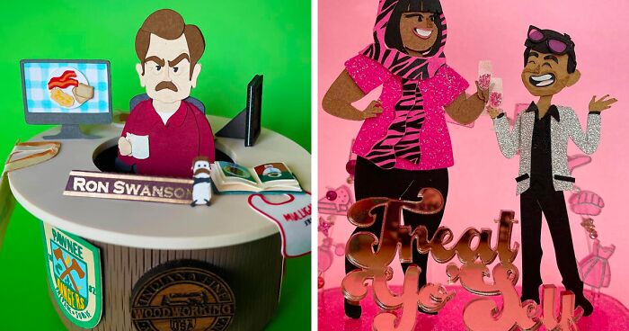 I Used Paper Art To Create The Characters Of Popular TV Shows (31 Pics)