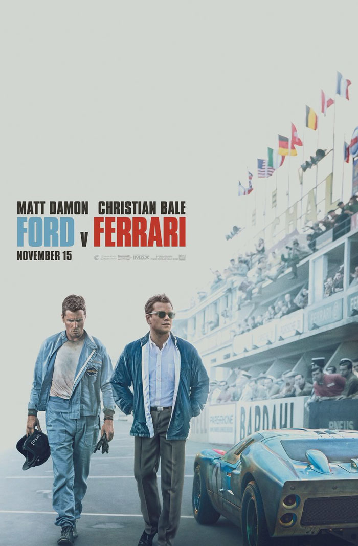 Ford V Ferrari movie poster 