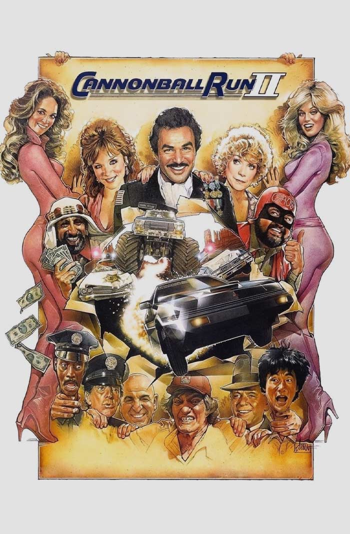 Cannonball Run II movie poster 