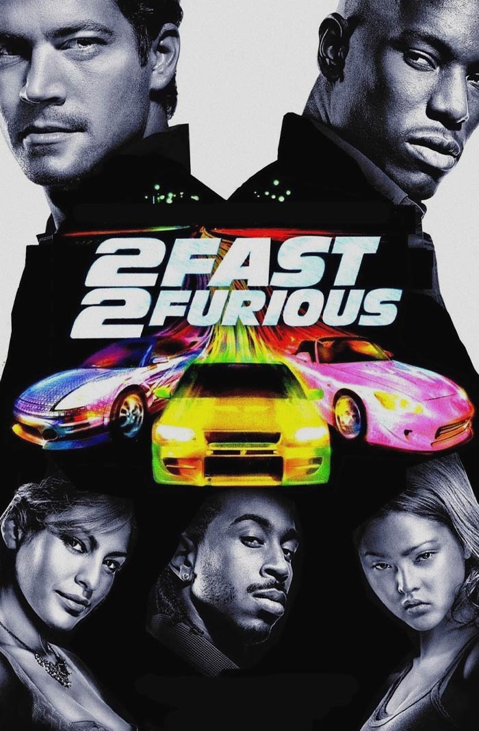 2 Fast 2 Furious movie poster 