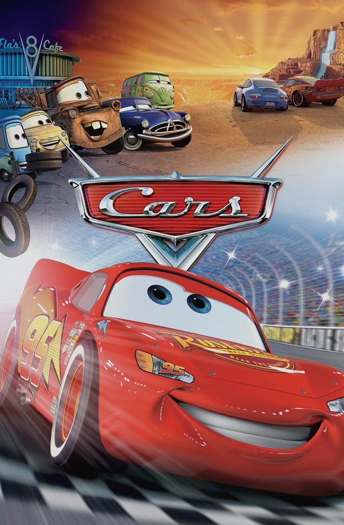 Cars animated movie poster 