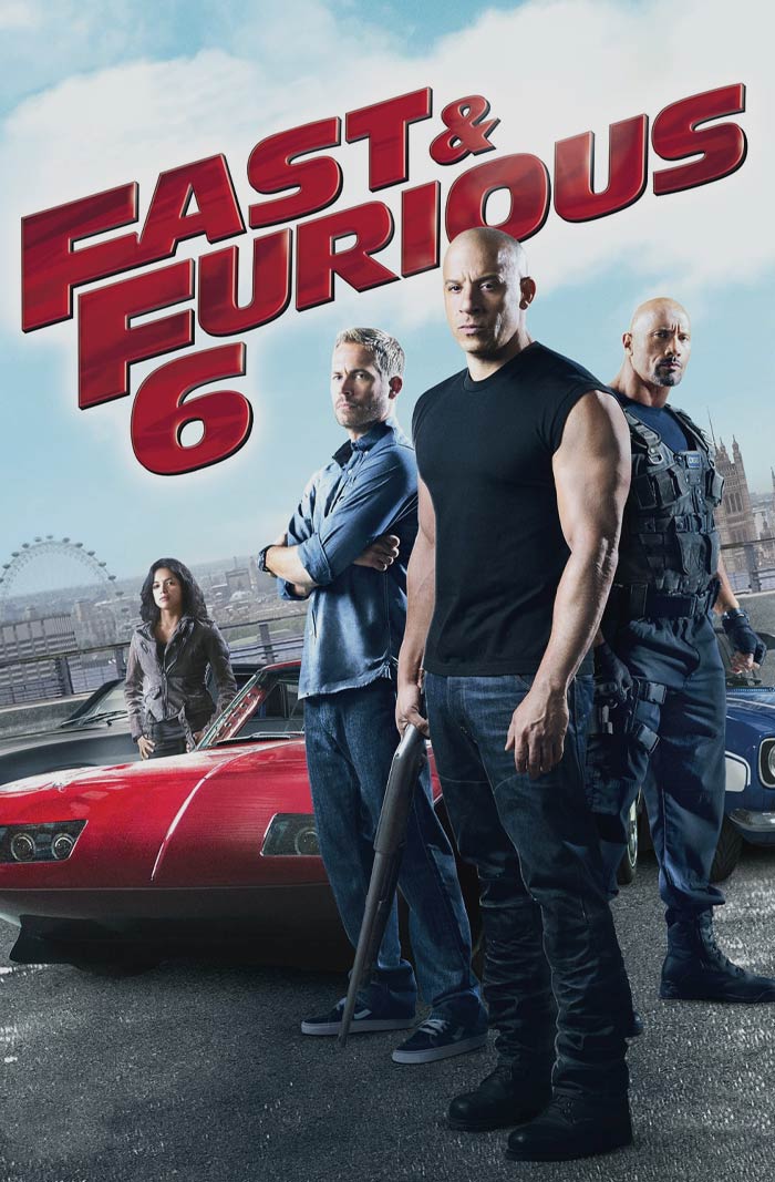 Fast & Furious 6 movie poster 