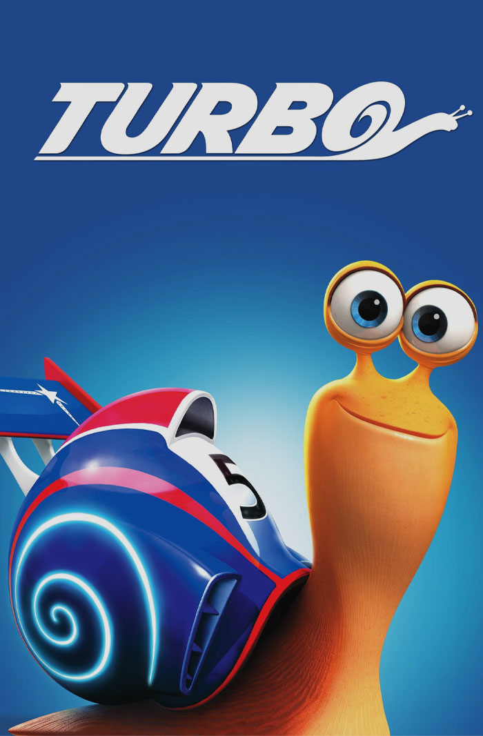 Turbo animated movie poster 