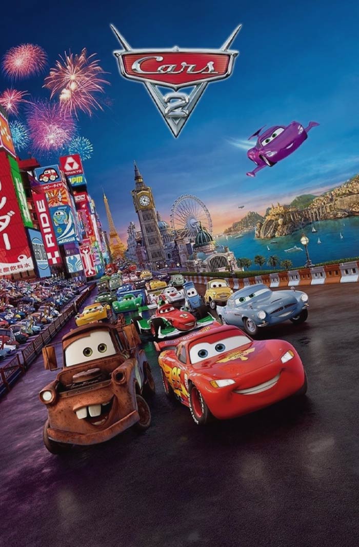 Cars 2 animated movie poster 