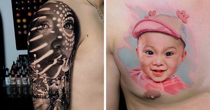 30 Hyper-Realistic Tattoos That Look Like They’ve Been Imprinted On The Skin