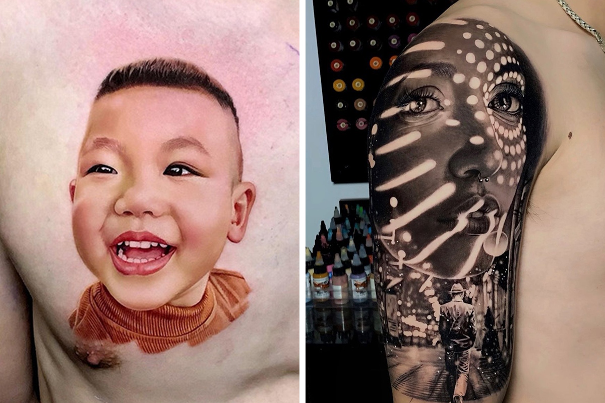Realistic Tattoos at Blade  Shade in Lucerne