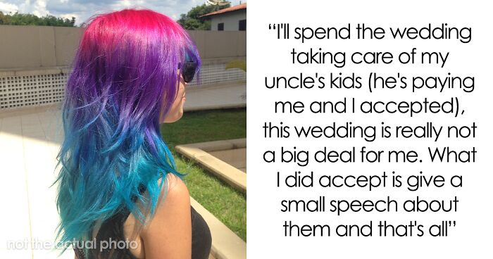 Teen Wonders If She Should Have Kept It To Herself That Her Dad’s Fiancée Asked Her To Dye Her Hair For Her Wedding Instead Of Telling Him