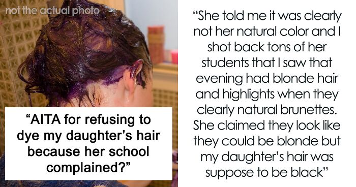 Mom Believes School Is Being Racist After They Ordered Her To Dye Her Daughter’s Reddish Brown Hair Back To Black