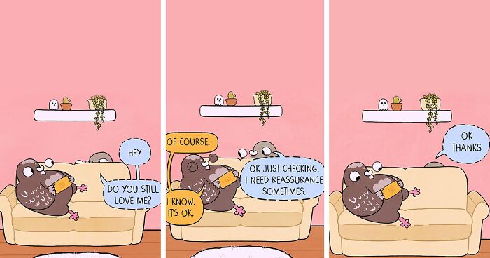 Artist Portrays How Life Looks When You Have Depression And Anxiety Through These 70 Relatable Comics Featuring A Cartoon Pigeon