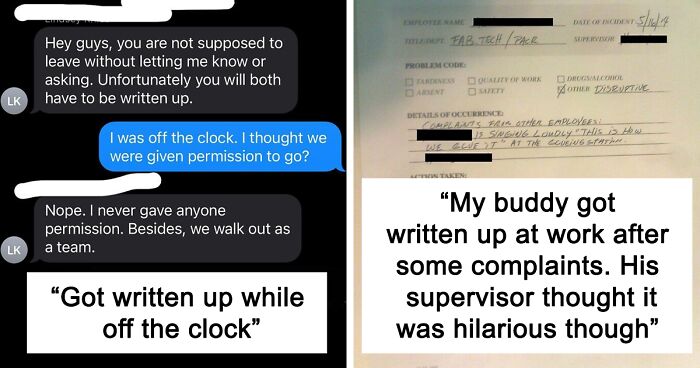 31 Times Employees Were Written Up For Such Ridiculous Reasons, They Probably Considered Quitting