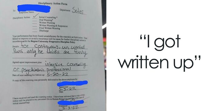 31 Times Employees Were Written Up When They Definitely Didn't Deserve It