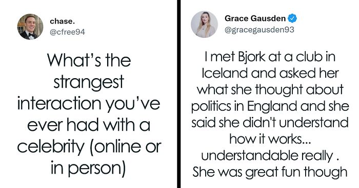 27 Times People Encountered Celebrities But Found The Interaction Strange, As Shared On Twitter