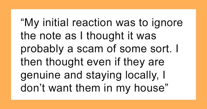 Woman Gets A Note From Previous Owners Asking Her To Let Them Show The House To Their Daughter, Wonders If It’s A Scam