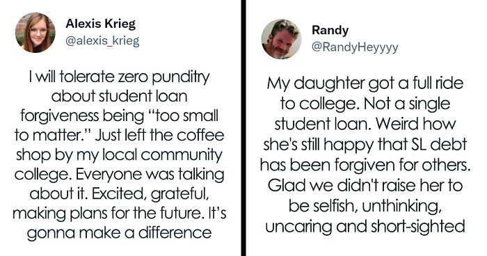 51 People Tweet About Student Loan Forgiveness, Start A Discussion