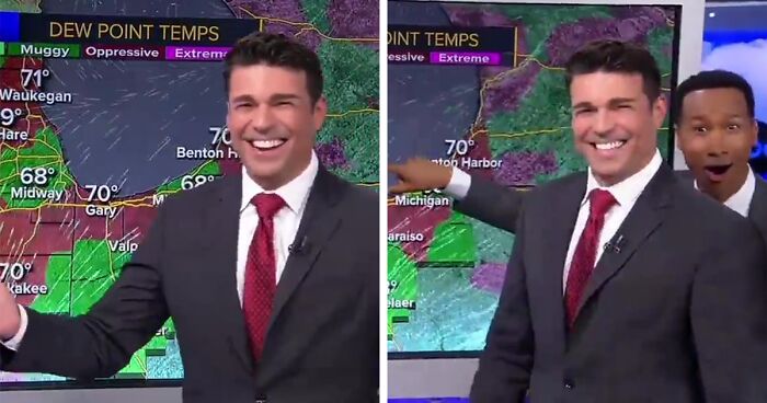 Weatherman Stunned To Discover His TV Is A Touch Screen, And The Internet Can’t Get Enough