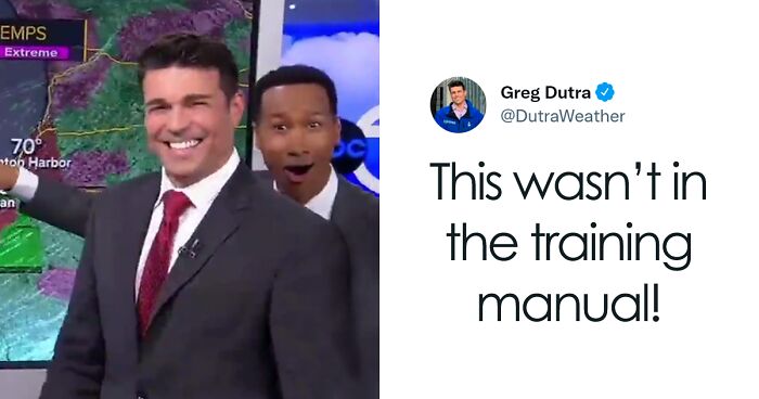 People Online Loved This Weatherman's Reaction When He Discovered The TV Had A Touch Screen During A Live Broadcast