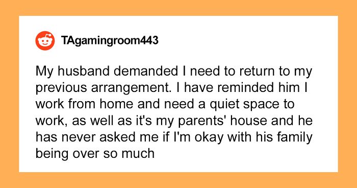 Tired Of Having To Host Husband’s Family All The Time, Woman Converts Guest Bedroom Into Her Office, Relationship Drama Ensues