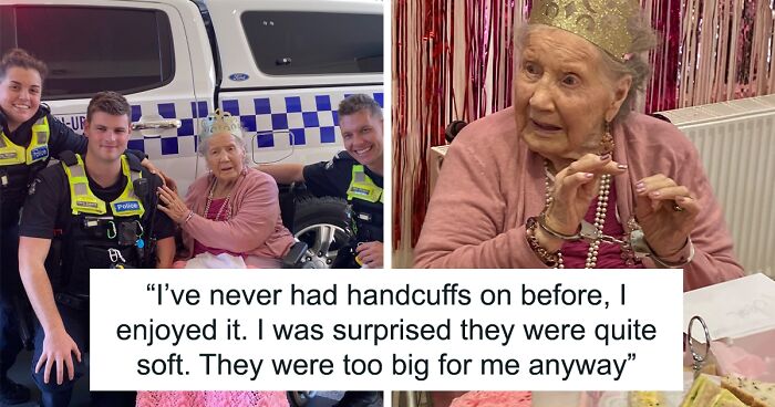 Law-Abiding Woman Has Wish Of Being Arrested Come True On Her 100th Birthday, And The Internet Is In Stitches