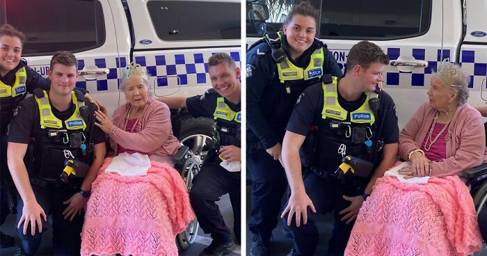 Cops Happy To Arrest Woman On Her 100th Birthday To Fulfill Her Bucket List Wish