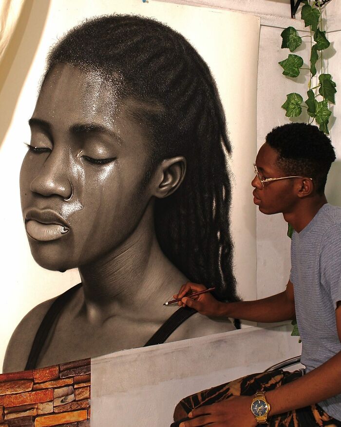 Young Artist Helps His Family With His Realistic Paintings (28 Pics)