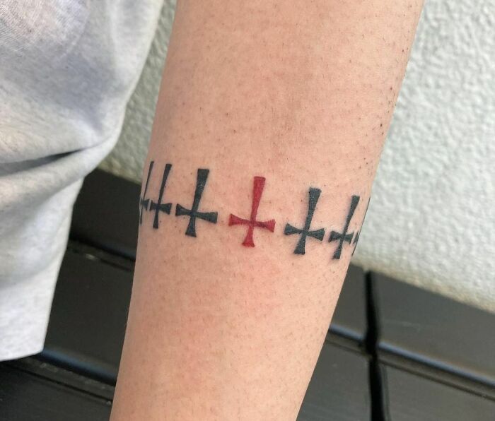 Crosses Armband tattoo
