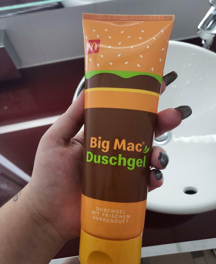 Big Mac Shower Gel (Courtesy Of Austrian McDonald's)