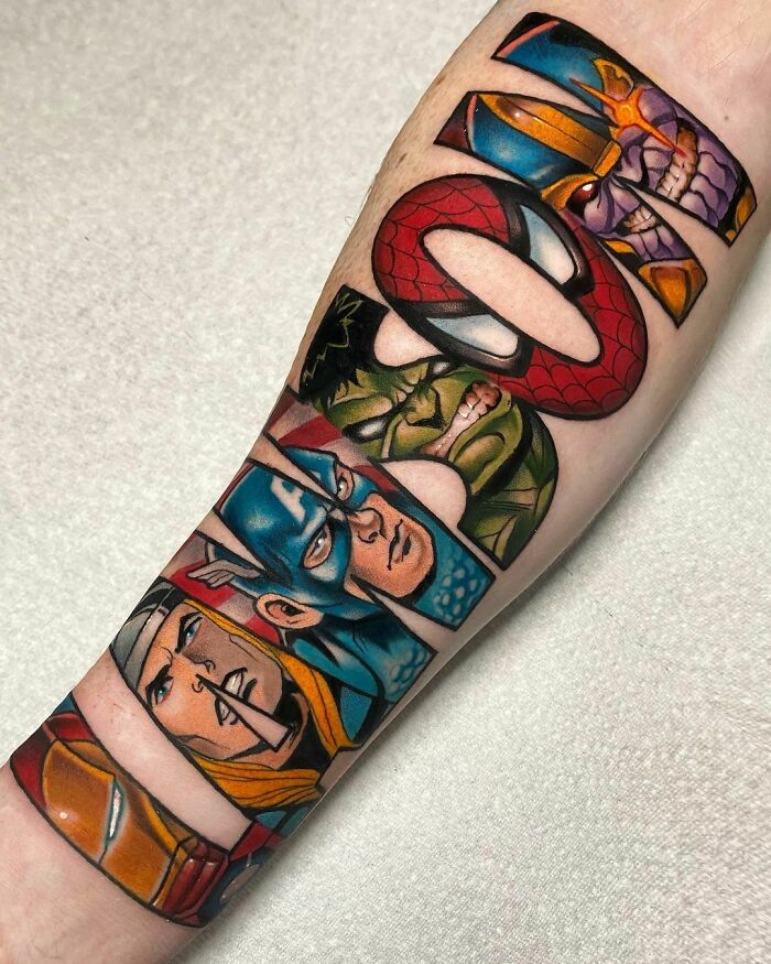 Top 57 Marvel Tattoo Ideas 2021 Inspiration Guide