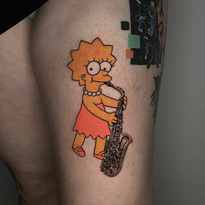 Lisa Simpson Tattoo