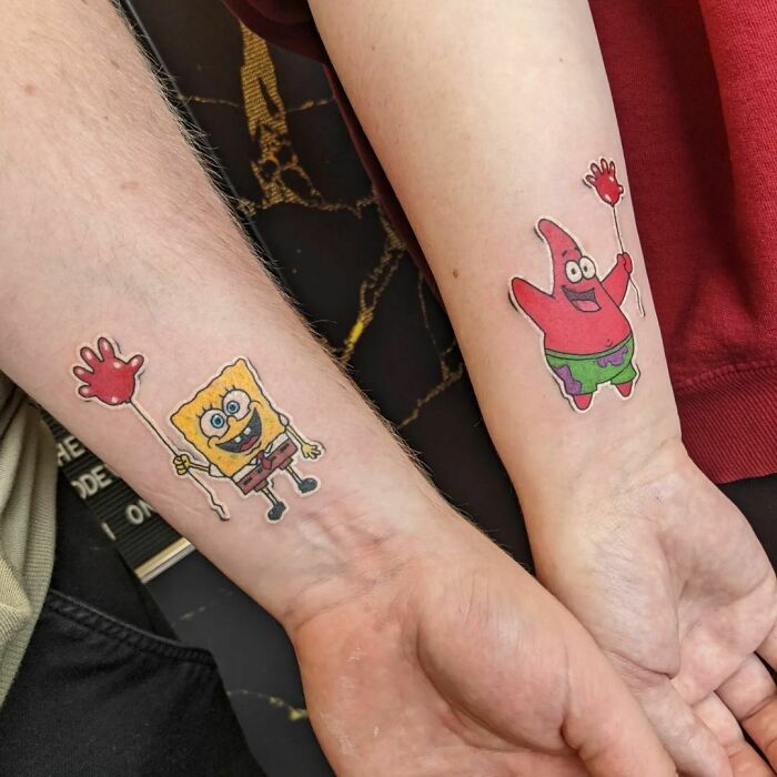 SpongeBob and Patrick I had so much fun doing color I would definitely  love to do more like it  Im currently booking for September  Instagram