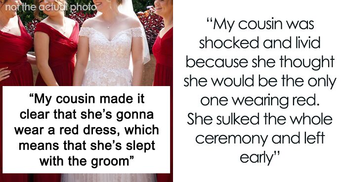 Bride Makes Sure All Her Friends Wear Red To Her Wedding After Learning About Her Cousin's Petty Plan