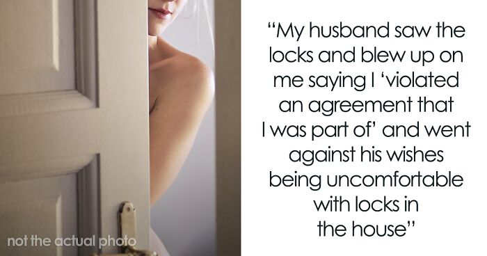 Creepy Guy Doesn't Respect Sister-In-Law's Privacy In The Bathroom So She Installs A Lock, Now Her Husband Won't Speak To Her