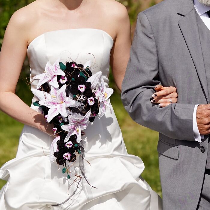 I Crocheted All Of My Own Wedding Flowers