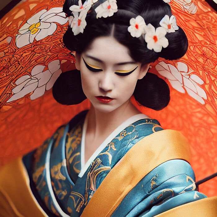 “Art Nouveau Geisha”: 7 New Pictures That I Made